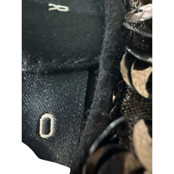 Ted Baker Lovato Sequin Top High Neck Brown Zipper Back Size 0, Pre-Owned EUC - Picture 9 of 9